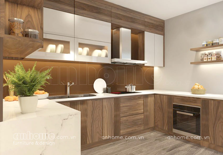 Tủ kệ bếp đẹp – Giải pháp tiết kiệm không gian và thời gian cho nhà bếp của bạn
