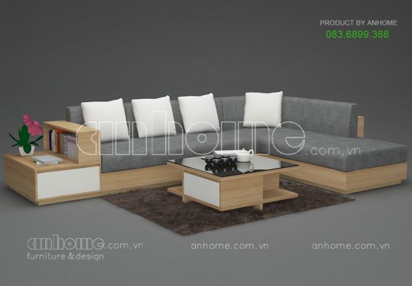 Bàn ghế sofa gỗ sồi nga 3