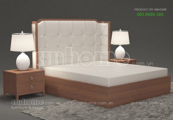 Giường ngủ gỗ tân cổ điển đẹp cao cấp - BGN00532 1