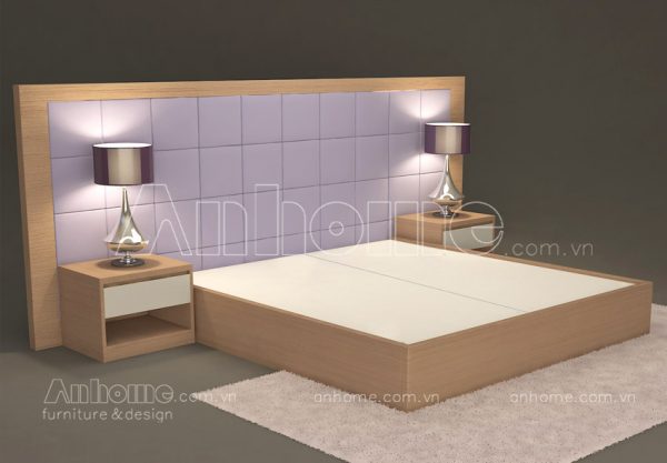 Mẫu giường ngủ đẹp cho phòng ngủ lãng mạn - BGN00541 2