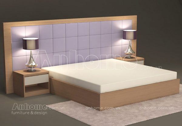 Mẫu giường ngủ đẹp cho phòng ngủ lãng mạn - BGN00541 1