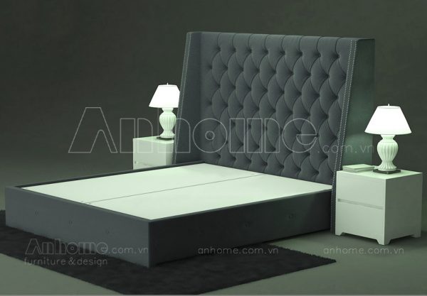 Mẫu giường phòng ngủ đẹp hiện đại - BGN00502 2